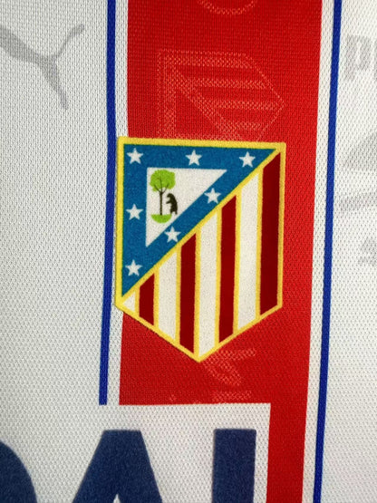 Atletico Madrid 1996/97 Home Retro Jersey - detail view