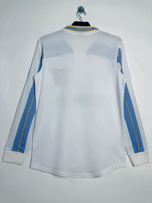 Lazio 1998/00 Third Long Sleeve Retro Jersey - back view