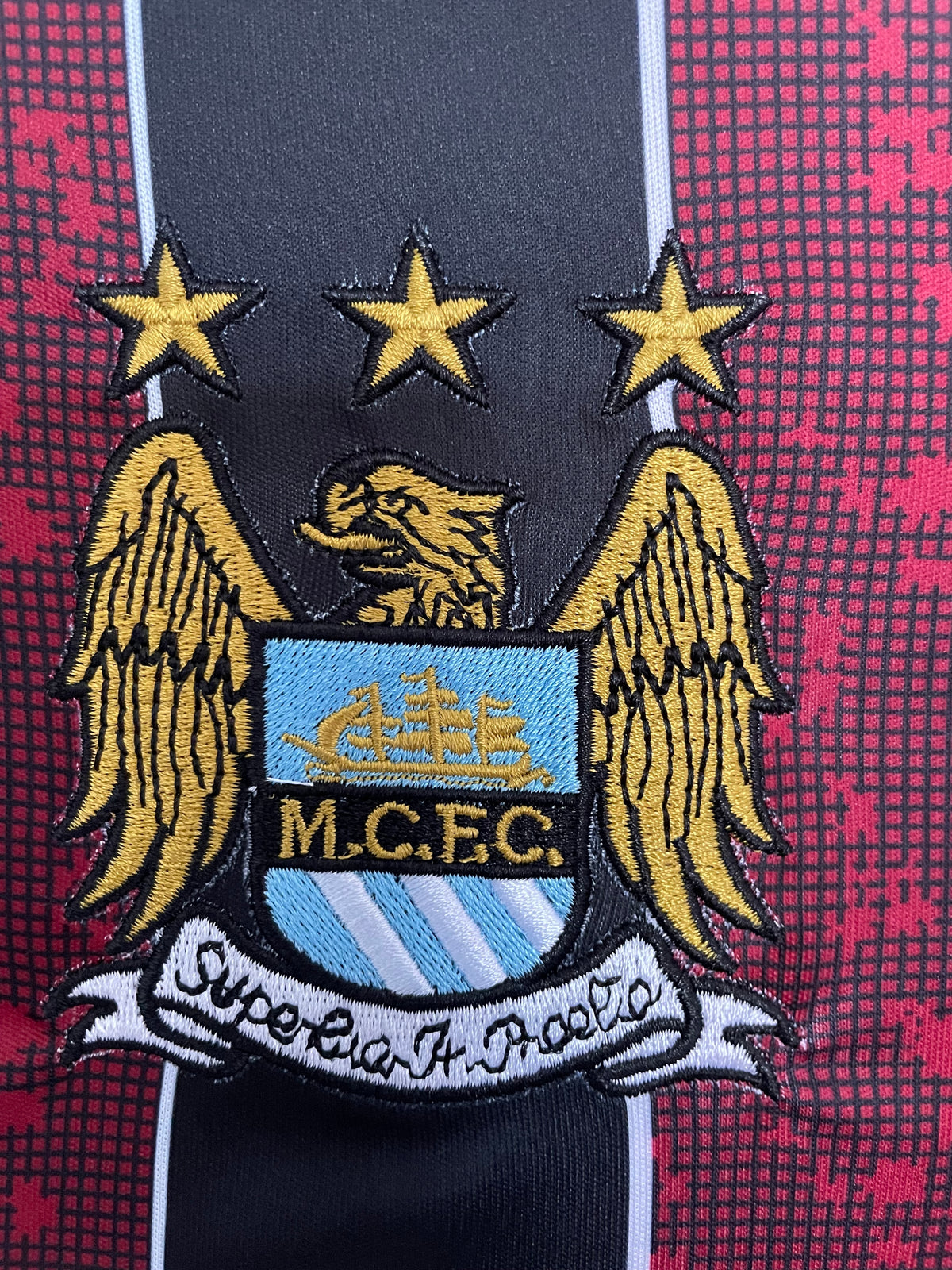 Manchester City 2008/09 Away Retro Jersey - detail view