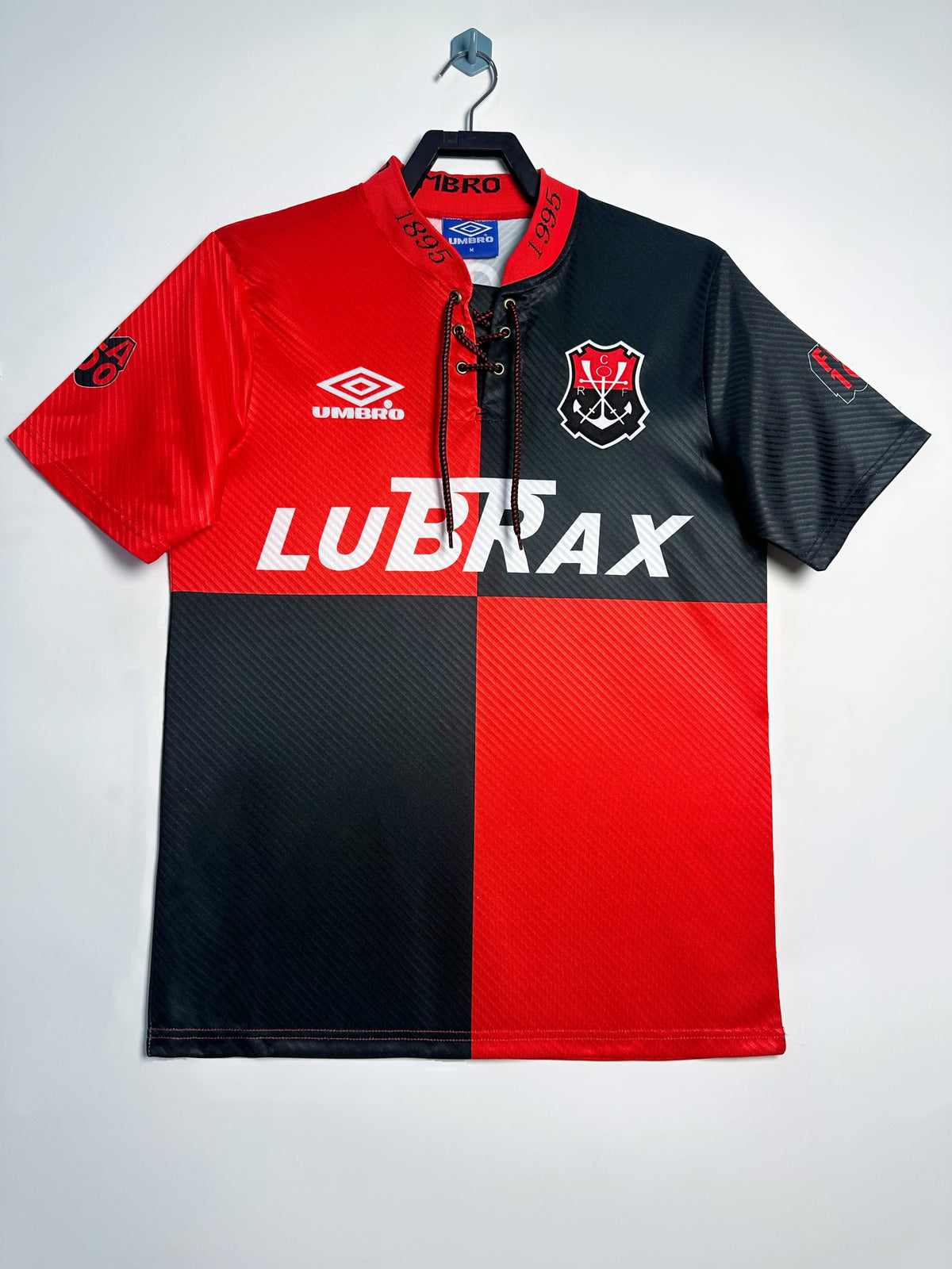 Flamengo 1995 Home 100th Anniversary With Number Retro Jersey - front view