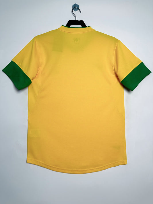 Brazil 2012/13 Home Retro Jersey - back view