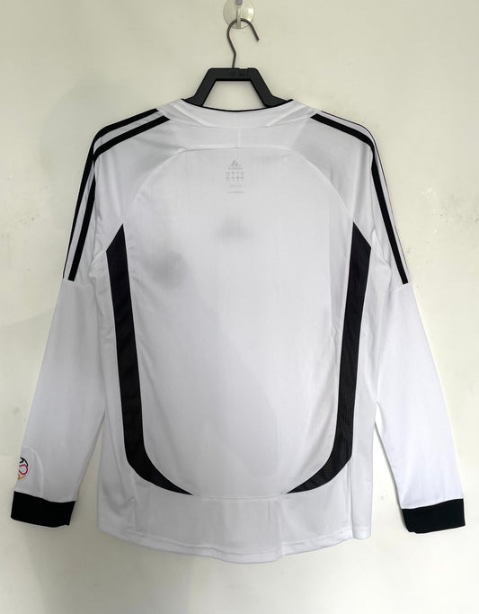 Germany 2006 Home Long Sleeve Retro Jersey - back view