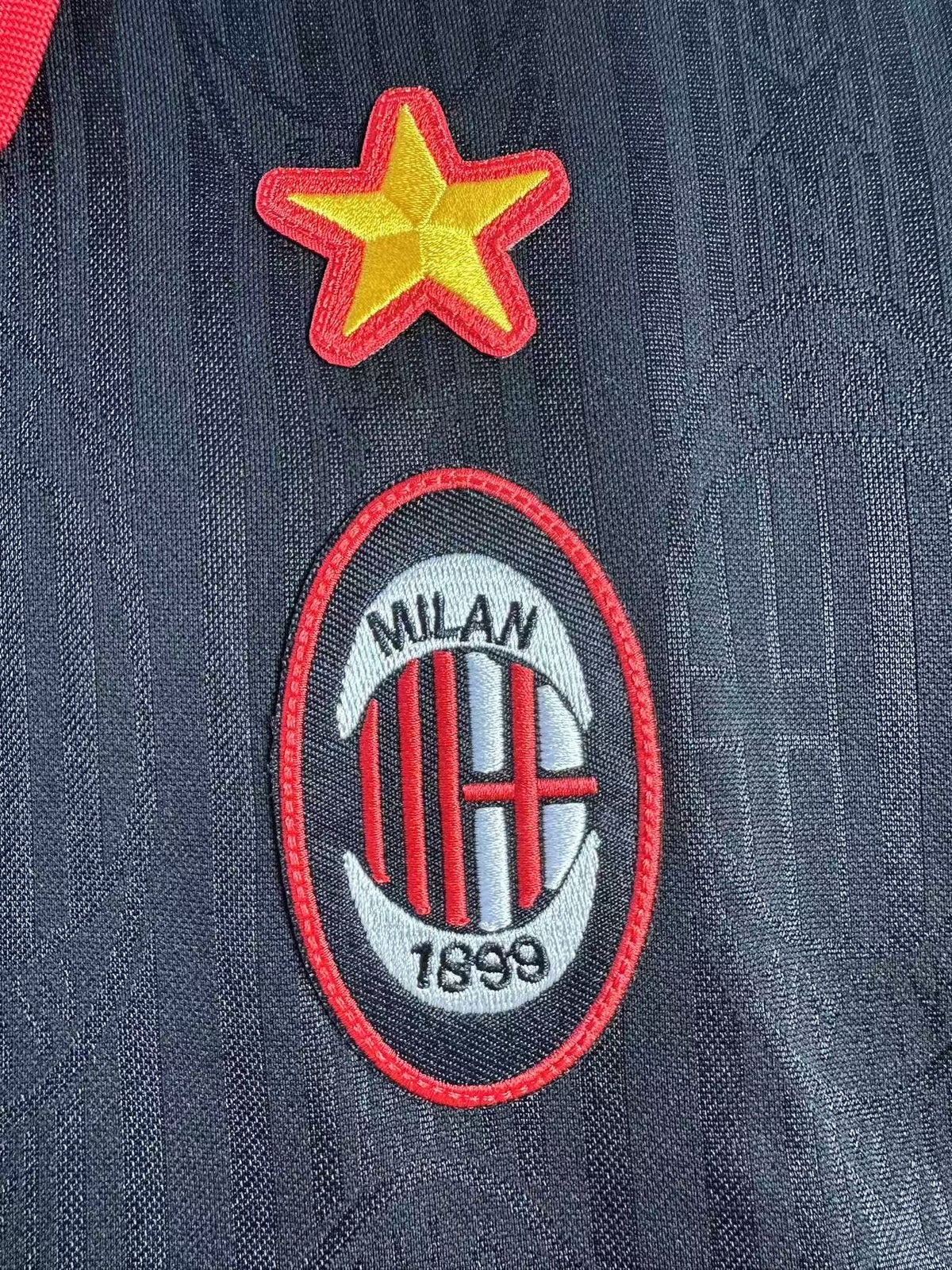 AC Milan 1997/98 Fourth Retro Jersey - detail view