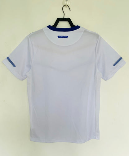 Netherlands 2010 Away Retro Jersey - back view