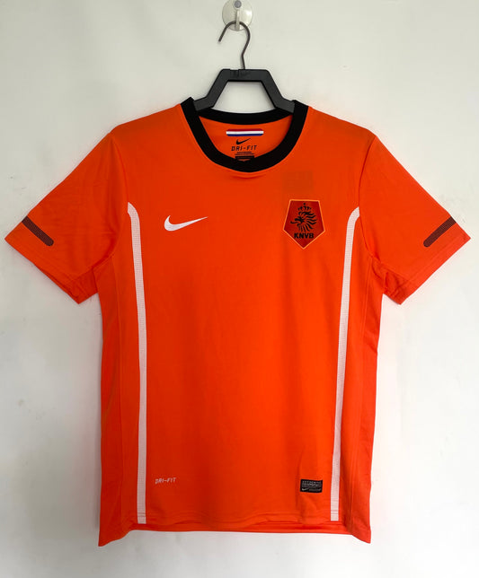 Netherlands 2010 Home Retro Jersey - front view