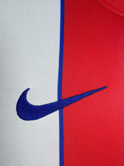 Atletico Madrid 2011/12 Home Champions League Edition Retro Jersey - detail view
