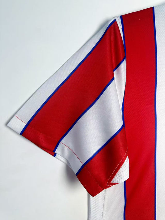 Atletico Madrid 2011/12 Home League Edition Retro Jersey - back view