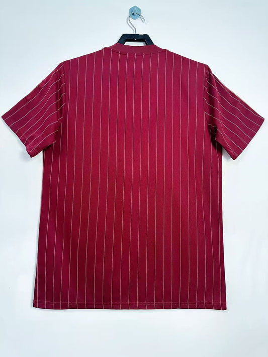 Arsenal 2025/26 Burgundy Retro T-Shirt - back view