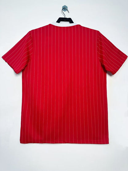 Manchester United 2025/26 Red Retro T-Shirt - back view