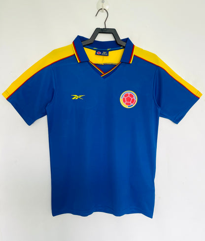 Colombia 1998 Away Retro Jersey - front view