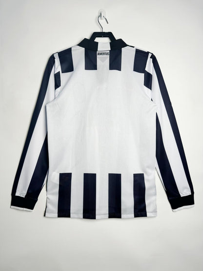 Juventus 1995/97 Home Long Sleeve Retro Jersey - back view
