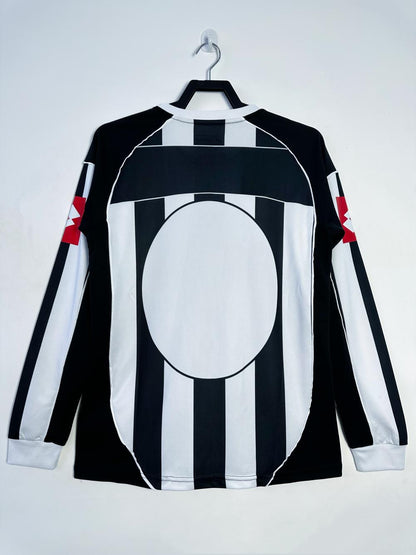 Juventus 2002/03 Home Long Sleeve Retro Jersey - back view