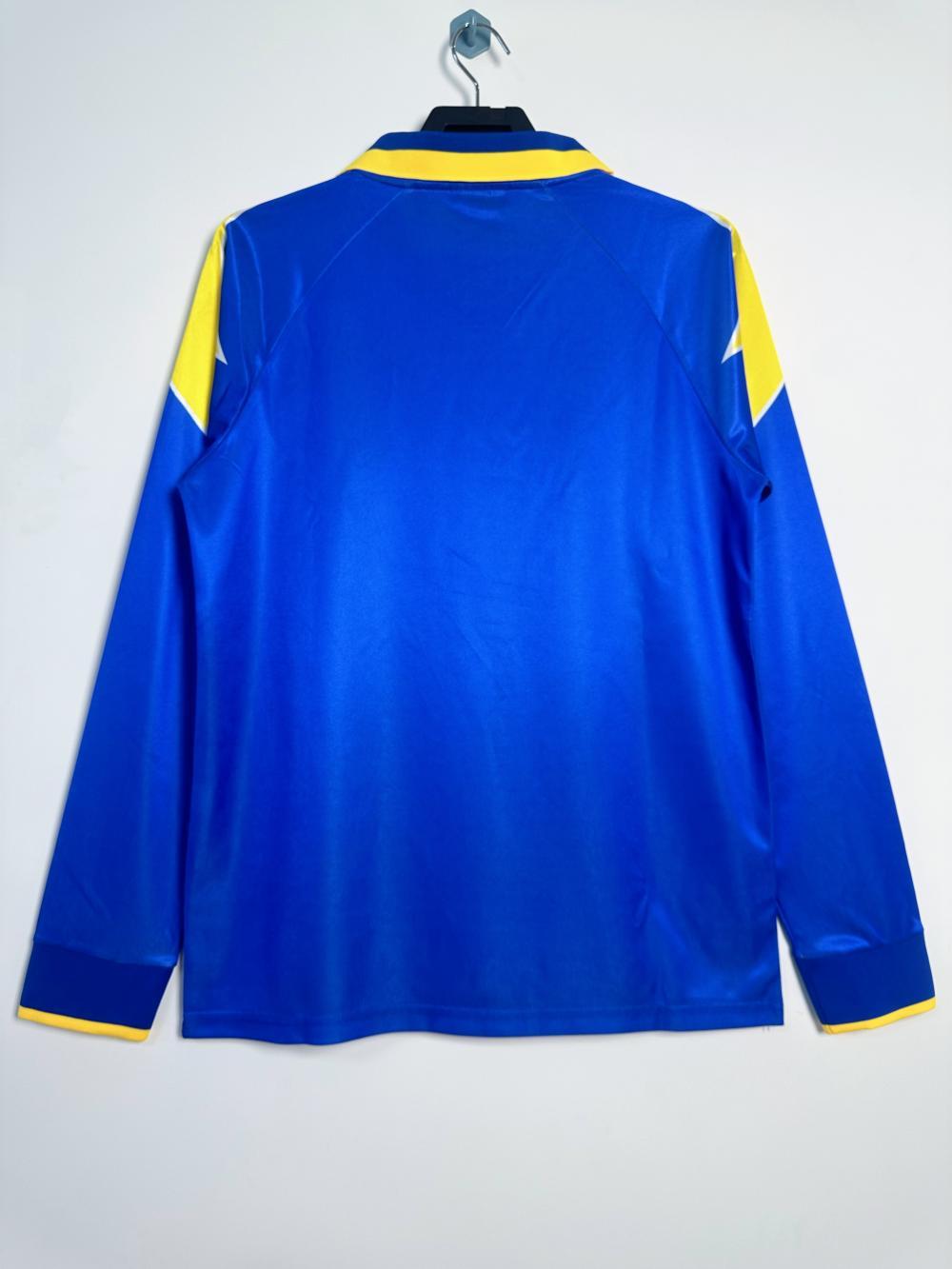 Juventus 1995/96 Away Long Sleeve Retro Jersey - back view