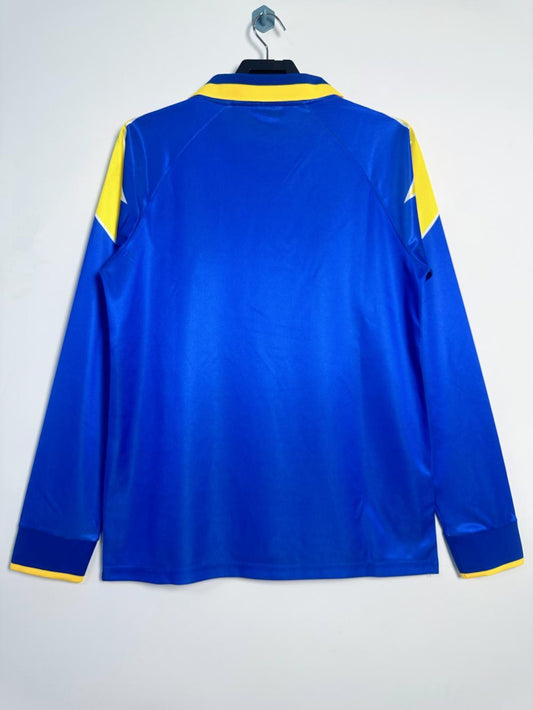 Juventus 1995/96 Away Long Sleeve Retro Jersey - back view