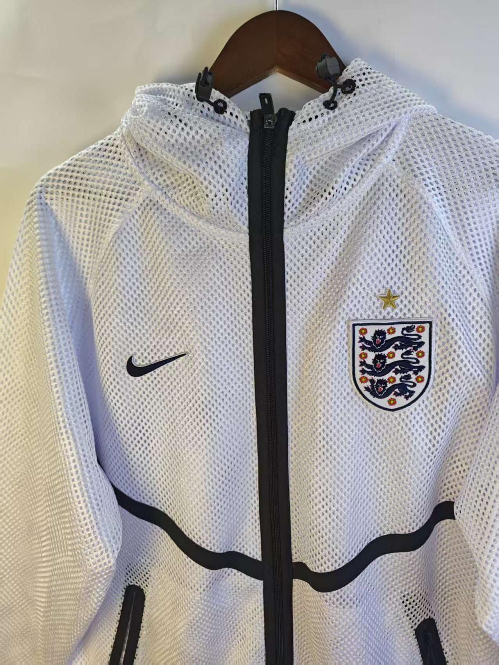 England 2026 Walkout Top - White - front view