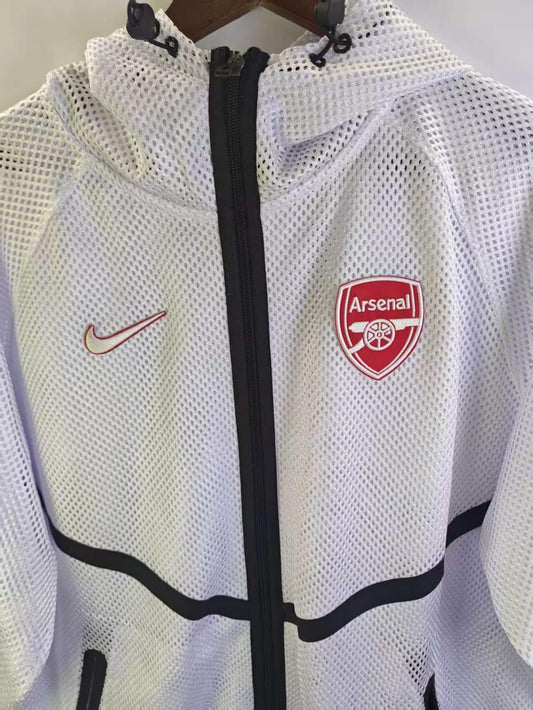 Arsenal 2026 Walkout Top - White - back view