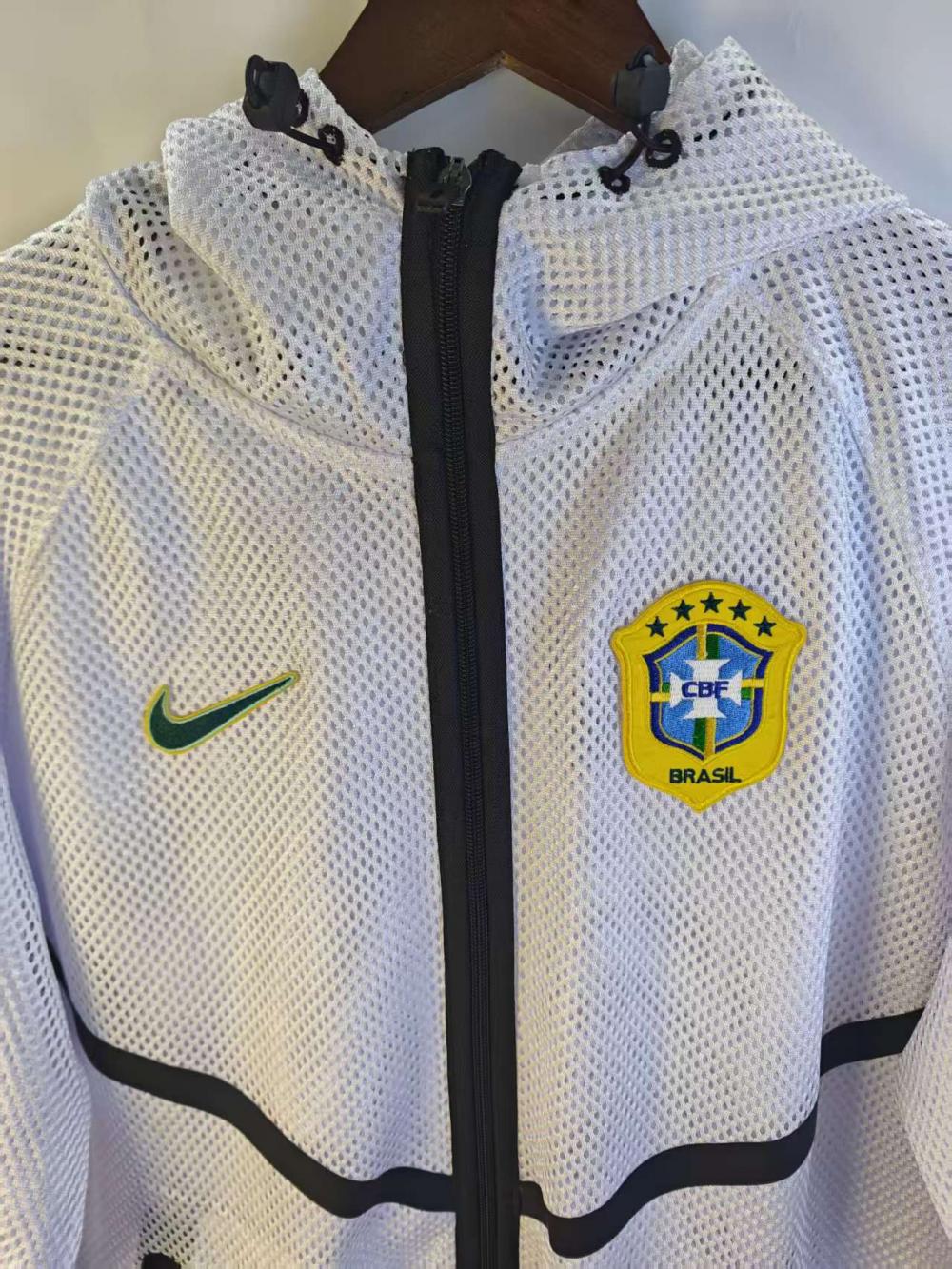 Brazil 2026 Walkout Top - White - front view