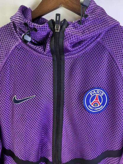 Paris Saint-Germain 2026 Walkout Top - Purple - detail view