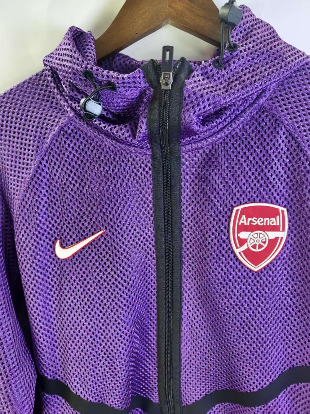 Arsenal 2026 Walkout Top - Purple - front view