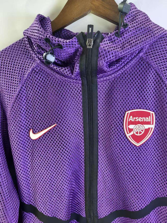 Arsenal 2026 Walkout Top - Purple - front view
