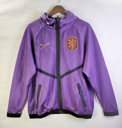 Netherlands 2026 Walkout Top - Purple - front view