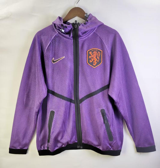 Netherlands 2026 Walkout Top - Purple - front view
