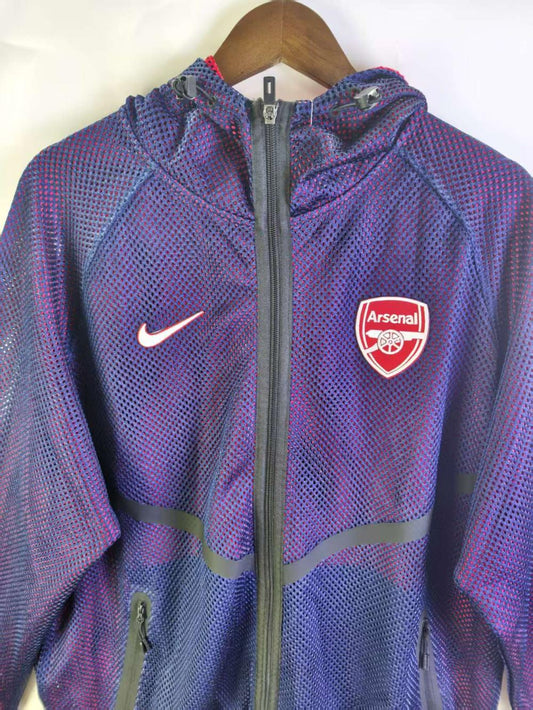 Arsenal 2026 Reversible Walkout Top - Royal Blue/Red - front view