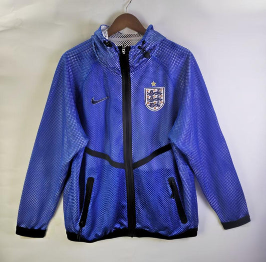 England 2026 Reversible Walkout Top - Blue/White - front view