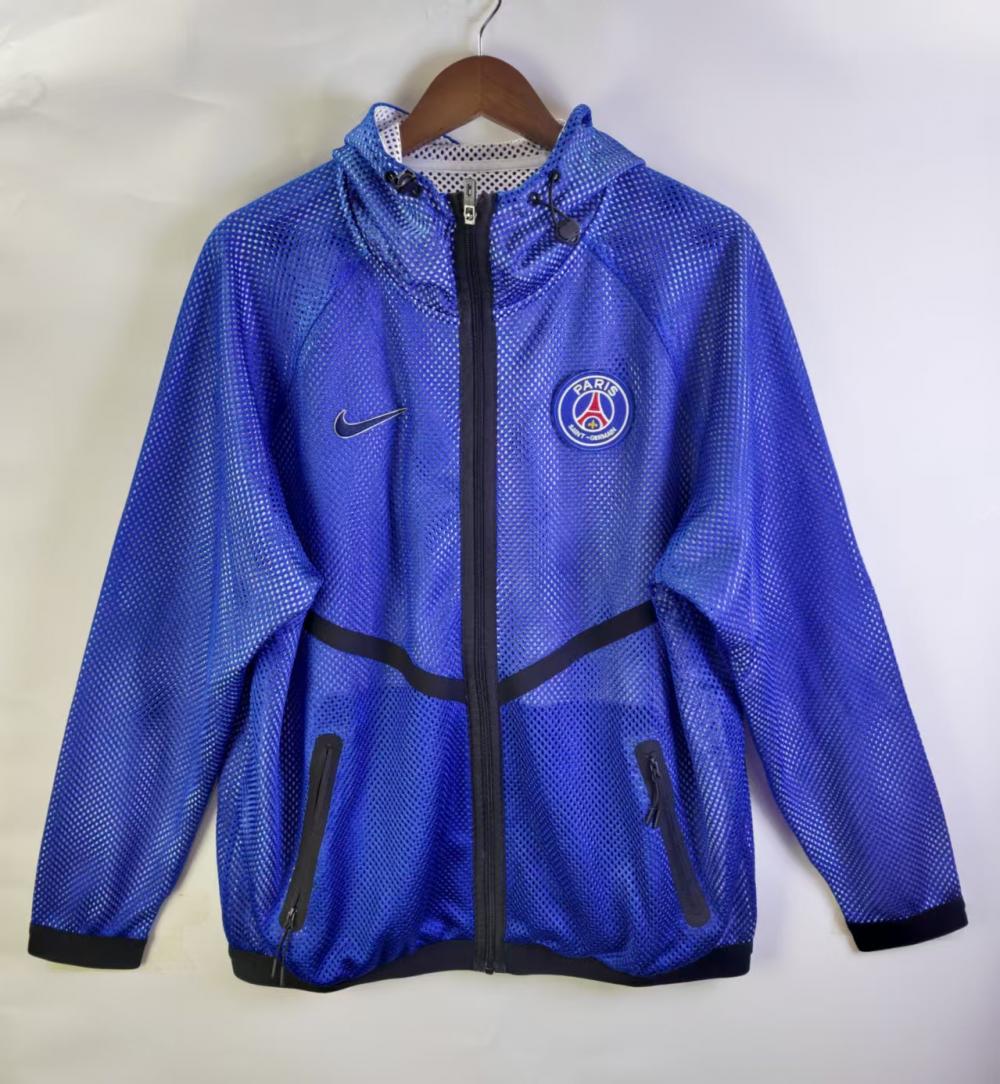 Paris Saint-Germain 2026 Reversible Walkout Top - Blue/White - front view