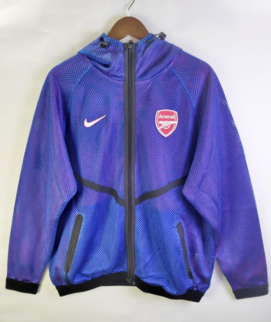 Arsenal 2026 Reversible Walkout Top - Blue/Red - front view