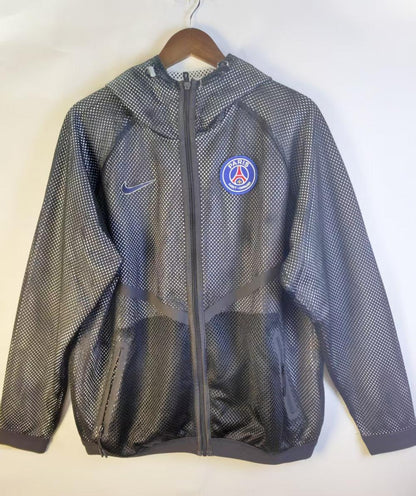 Paris Saint-Germain 2026 Reversible Walkout Top - Black/White - front view