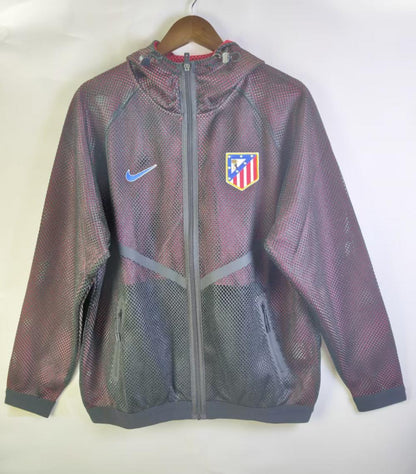 Atletico Madrid 2026 Reversible Walkout Top - Black/Red - front view