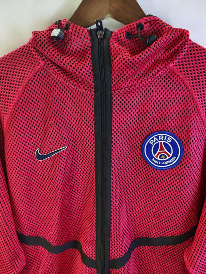 Paris Saint-Germain 2026 Reversible Walkout Top - Red/Black - detail view