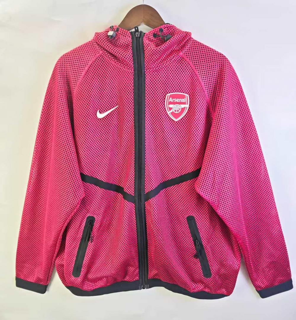 Arsenal 2026 Reversible Walkout Top - Red/Black - front view