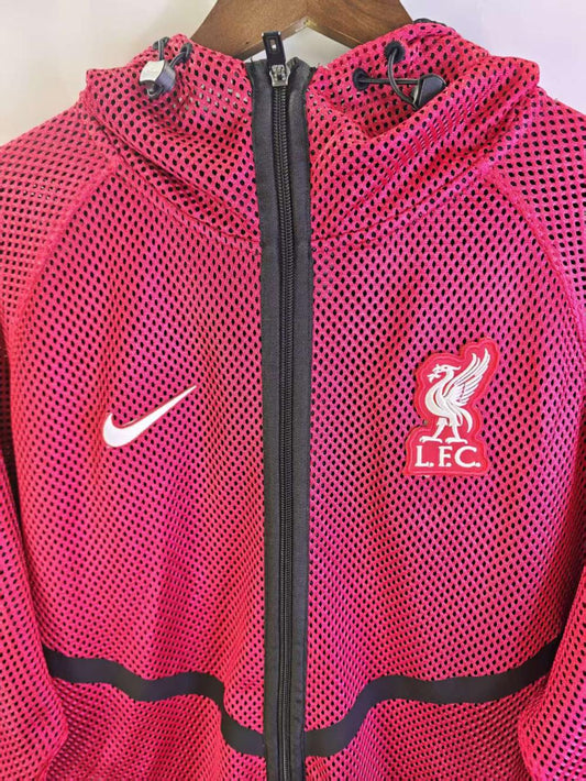 Liverpool 2026 Reversible Walkout Top - Red/Black - front view