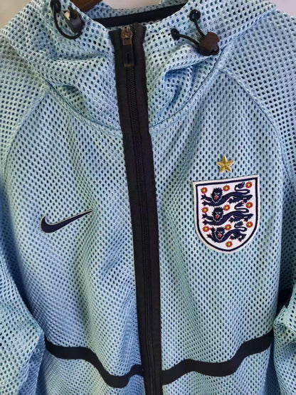 England 2026 Walkout Top - Light Blue - detail view