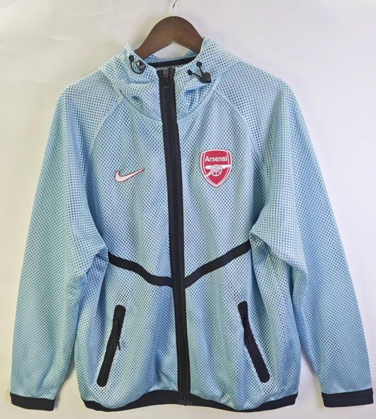 Arsenal 2026 Walkout Top - Light Blue - front view