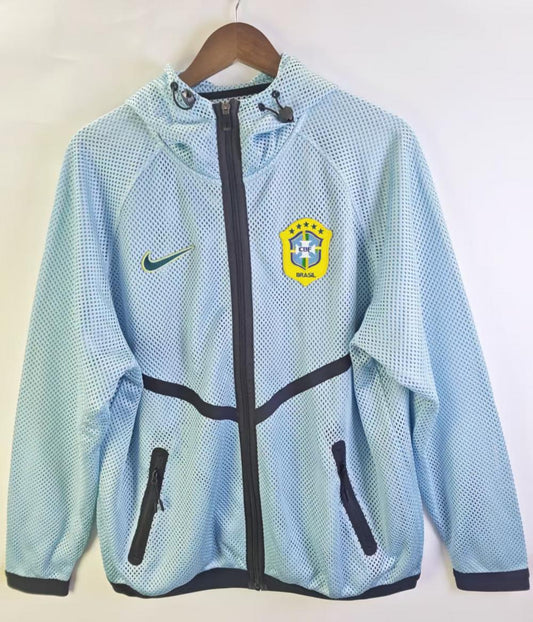 Brazil 2026 Walkout Top - Light Blue - front view