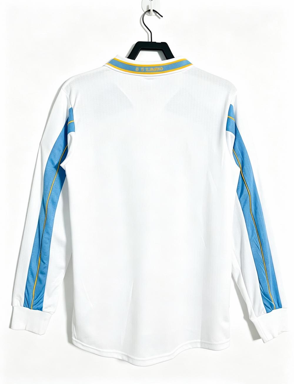 Lazio 2000/01 Away Long Sleeve Retro Jersey - back view