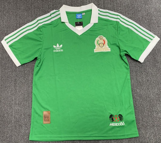 Mexico 1986 Home Retro Jersey - front view