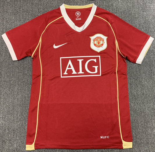 Manchester United 2006/07 Home Retro Jersey - front view