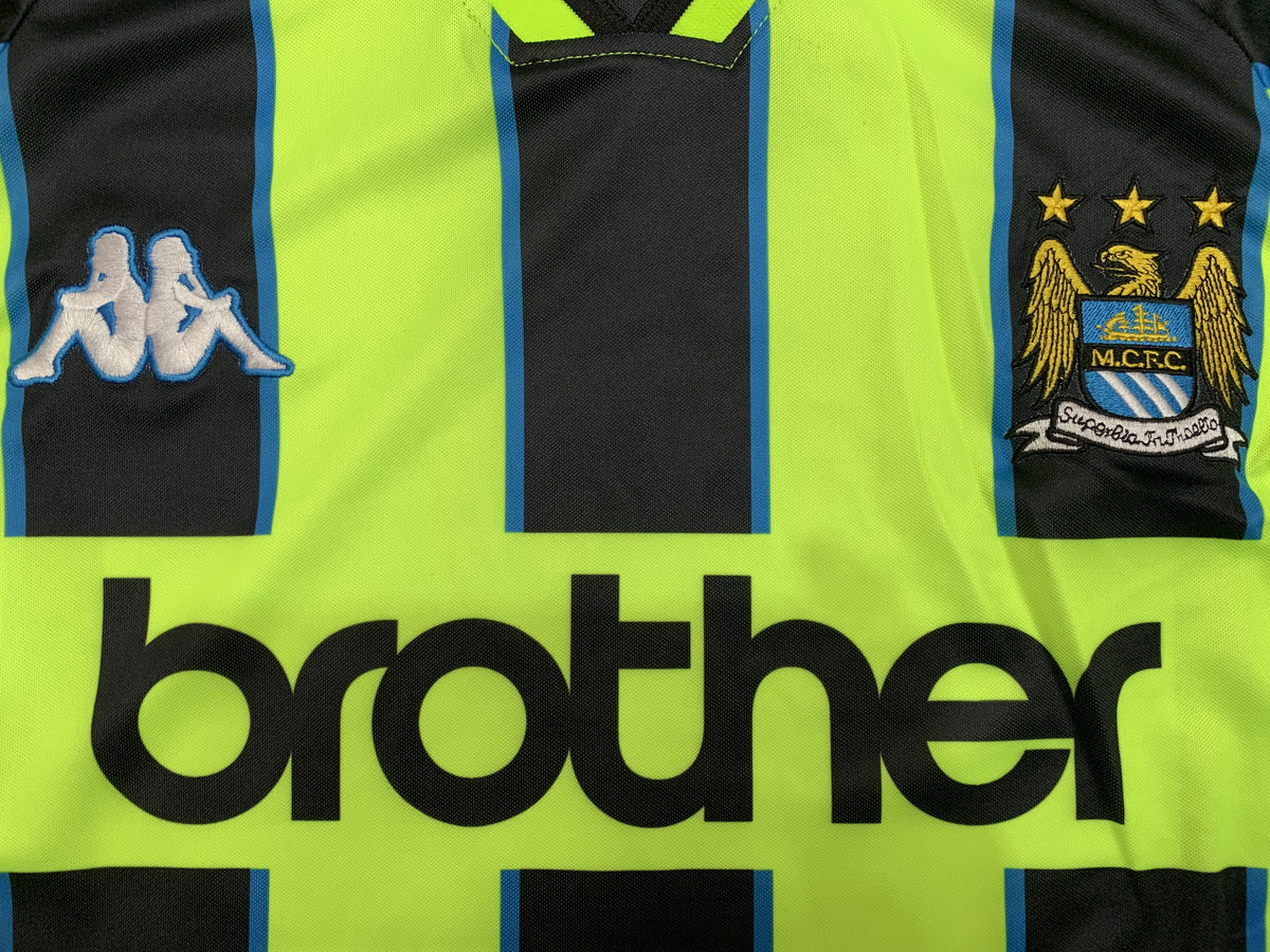 Manchester City 1998/99 Away Retro Jersey - back view