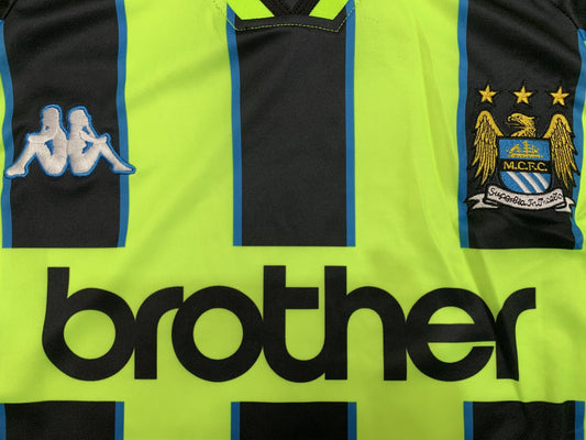 Manchester City 1998/99 Away Retro Jersey - back view