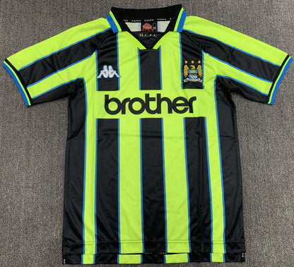 Manchester City 1998/99 Away Retro Jersey - front view