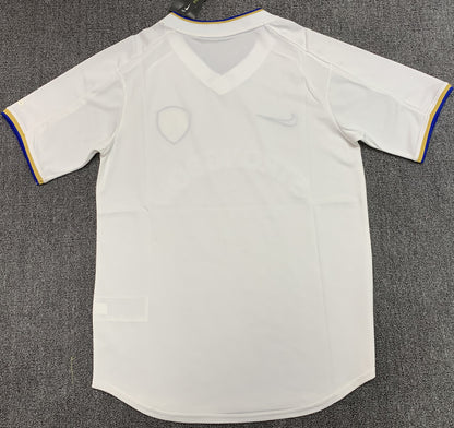 Leeds United 2000/01 Home Retro Jersey - back view