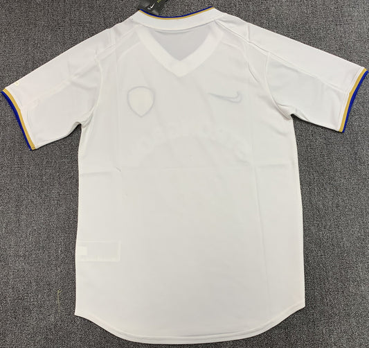 Leeds United 2000/01 Home Retro Jersey - back view