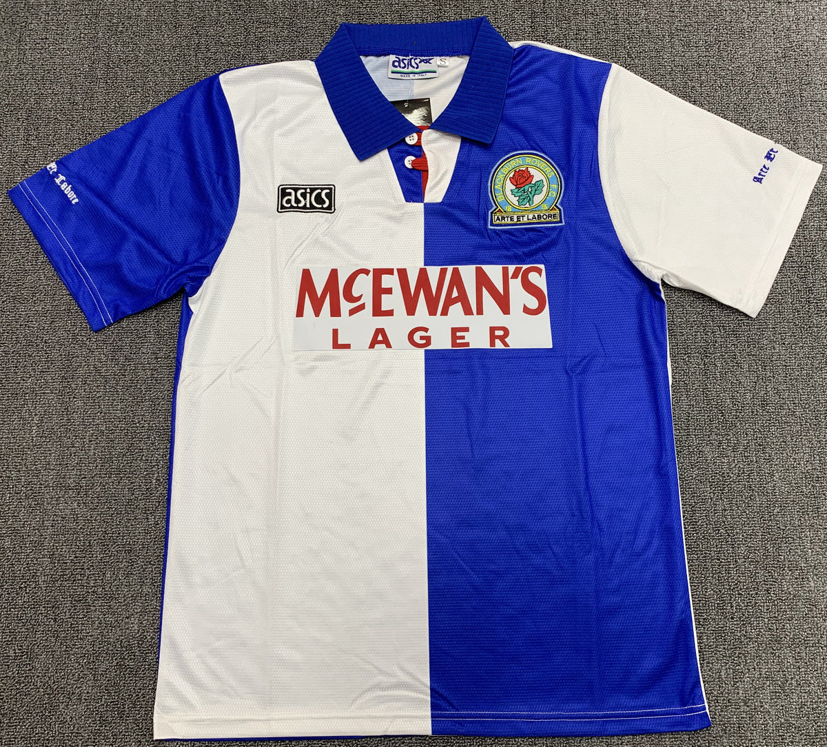 Blackburn Rovers 1994/95 Home Retro Jersey - front view