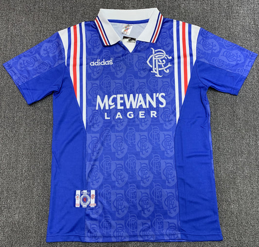 Rangers 1996/97 Home Retro Jersey - front view