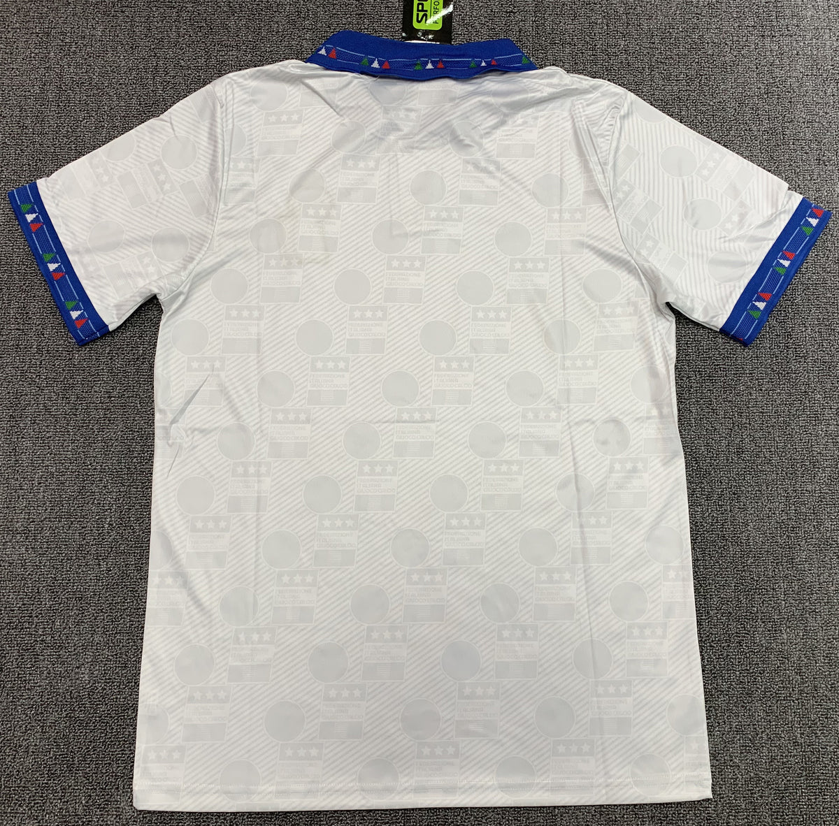 Italy 1994 Away Retro Jersey - back view
