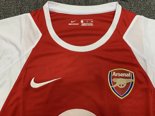Arsenal 2002/03 Home Retro Jersey - front view